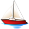 Sailboat emoji on Emojidex